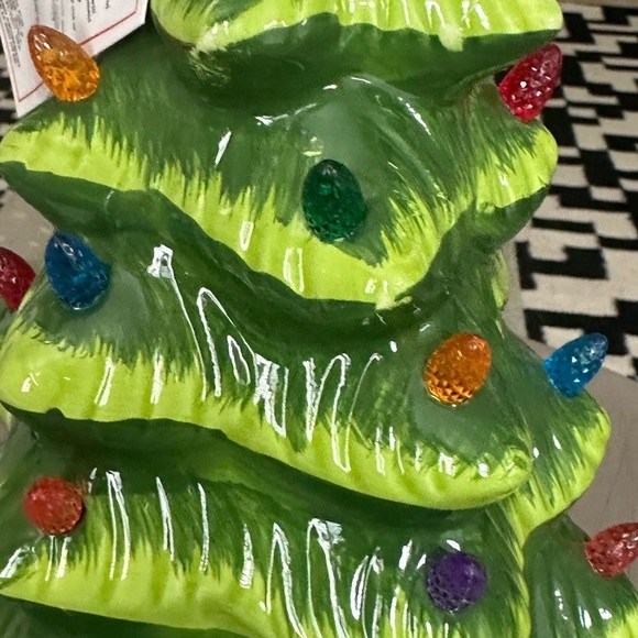 Mr Christmas Nostalgic Ceramic Green Christmas tree  15” Battery Operated NWB - Picture 7 of 8